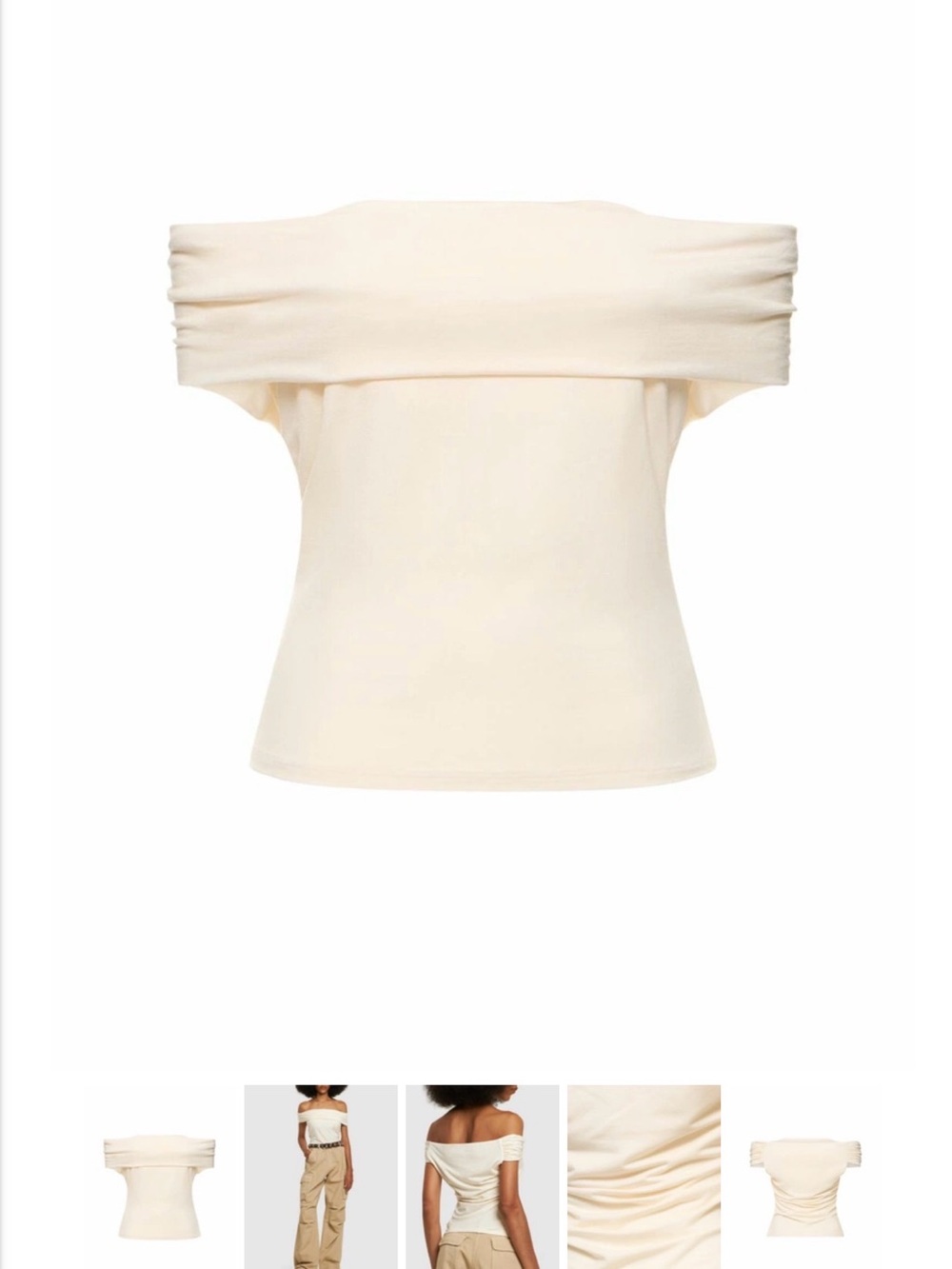 REFORMATION - Cello Asymmetric Knitted Top